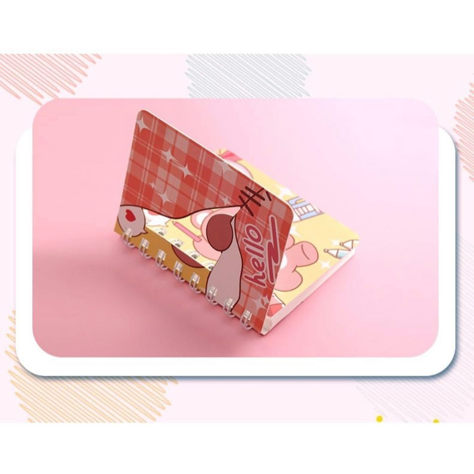 Jual 7S Notebook A7 Cover Eksklusif Double Sampul BUku Memo Karakter ...