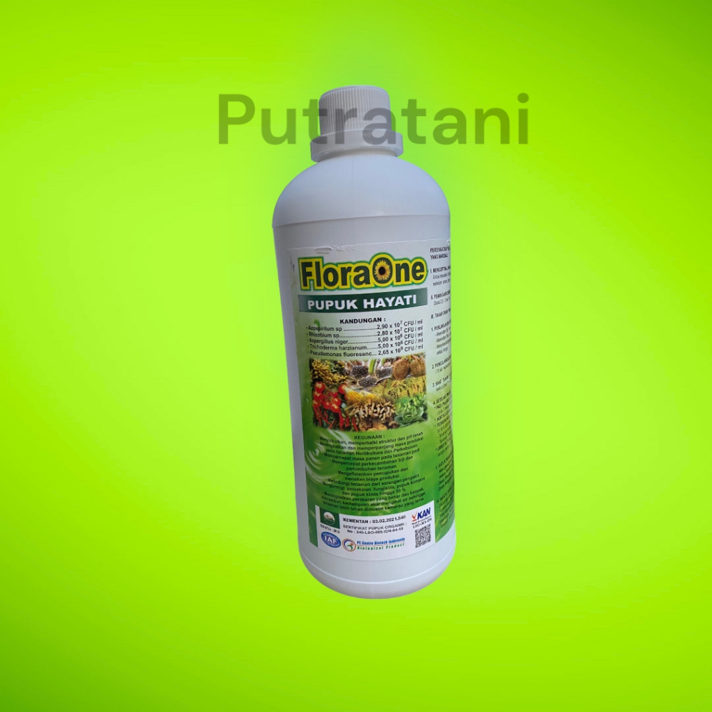 Jual Pupuk Flora One Pupuk Hayati Cair Pupuk Tricoderma Harsianum Pupuk