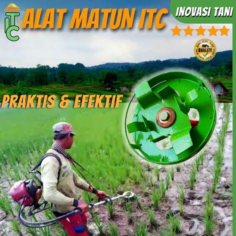 Jual Alat Matun Padi Diameter Cm Model Segitiga Mata Pisau Potong