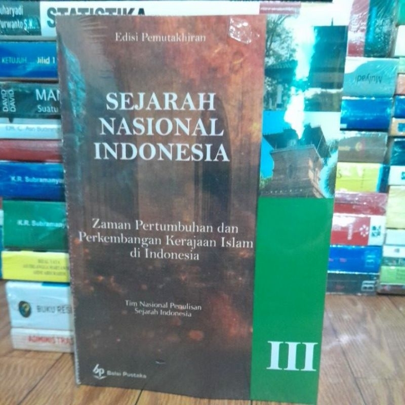 Jual Sejarah Nasional Indonesia Edisi Revisi Jilid 3-Tim Nasional ...