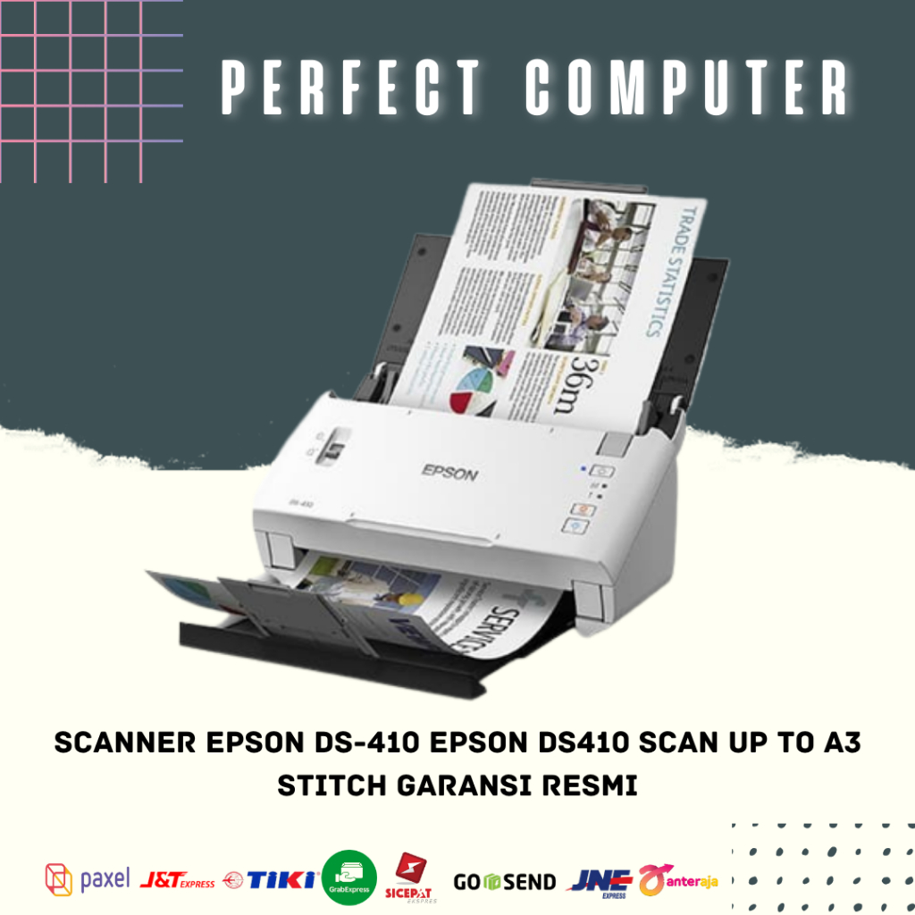 Jual Scanner Epson Ds 410 Epson Ds410 Scan Up To A3 Stitch Garansi Resmi Shopee Indonesia 1055