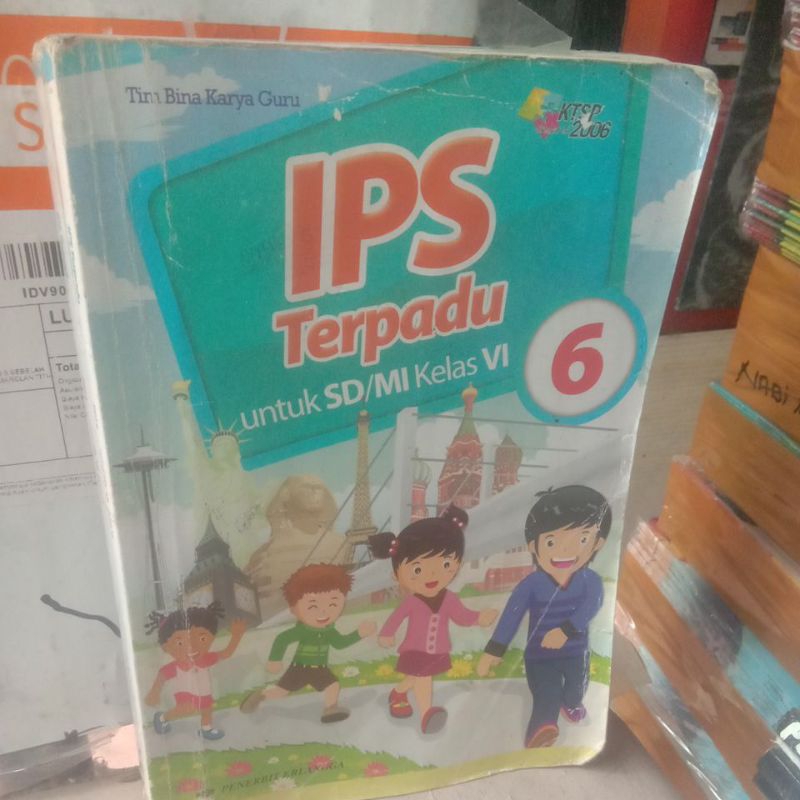 Jual BUKU IPS TERPADU SD KELAS VI/6 KURIKULUM KTSP 2006 PENERBIT ...