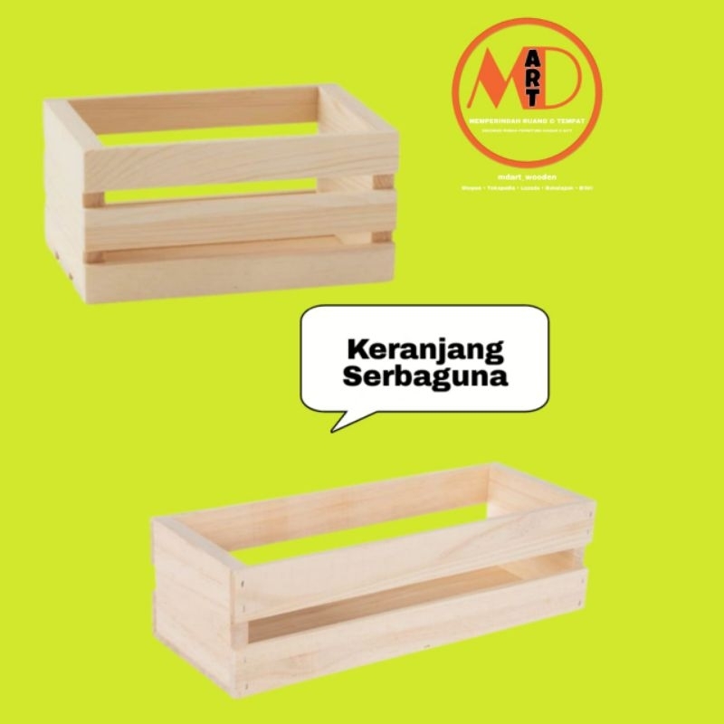 Jual WOODEN CRATE / WOOD BOX PETI KAYU KOTAK KAYU DEKORASI RUSTIC