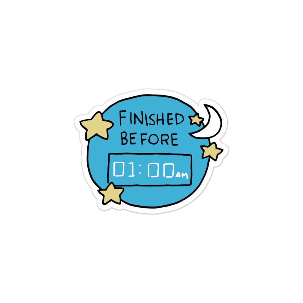 Jual STICKER FINISHED BEFORE | Shopee Indonesia