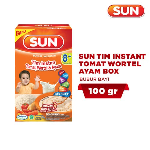 Jual SUN Tim Instant Ayam Wortel Tomat Box 100g | Shopee Indonesia