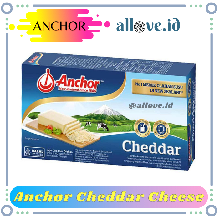 Jual Anchor Cheddar Cheese 150G | Shopee Indonesia