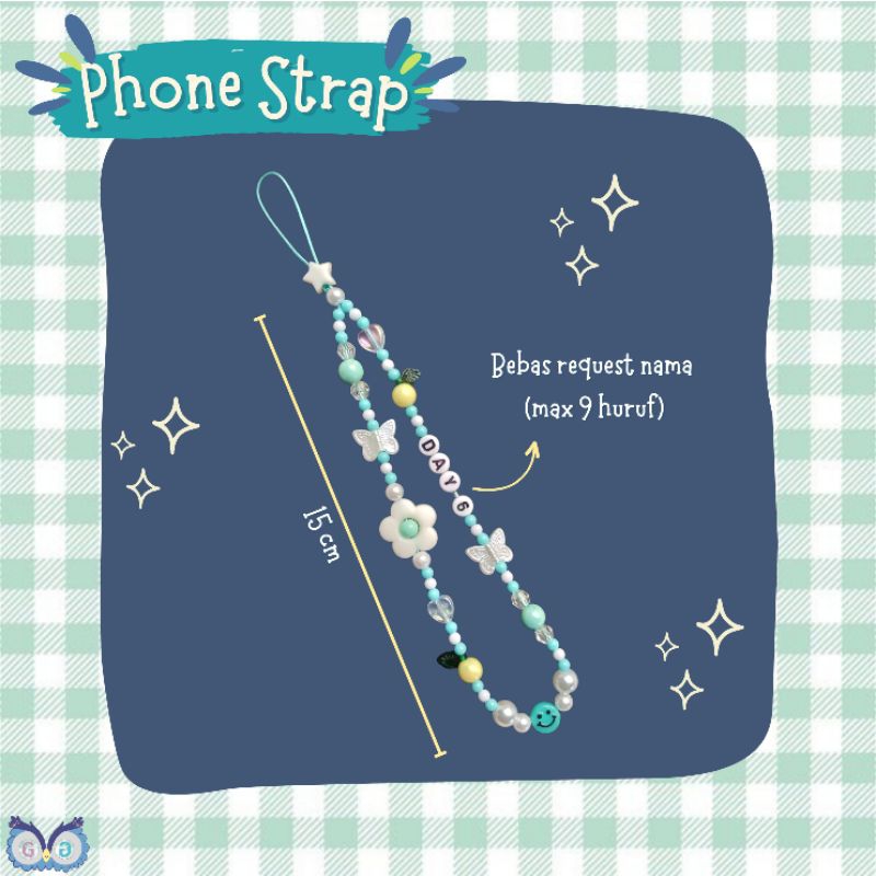 Jual Phone Strap Day6 Edition || Myday Phone Strap || Custom Phone ...
