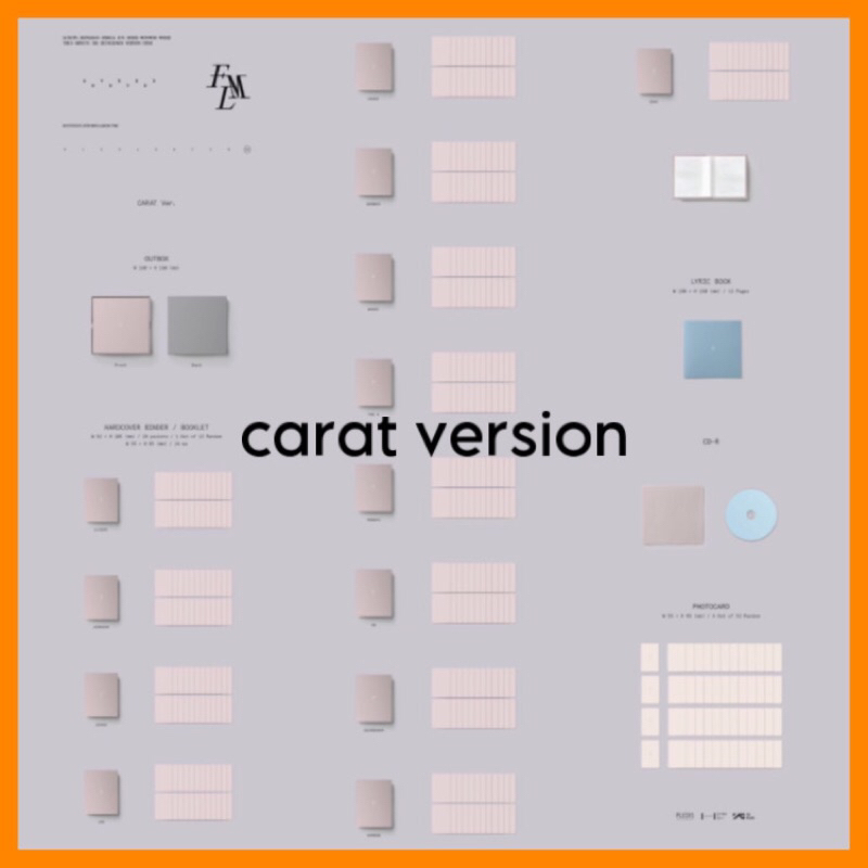 Jual album seventeen fml carat version | Shopee Indonesia