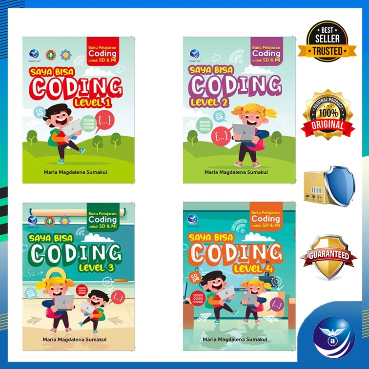 Jual Buku Pelajaran Coding Untuk SD Dan MI: Saya Bisa Coding | Shopee ...