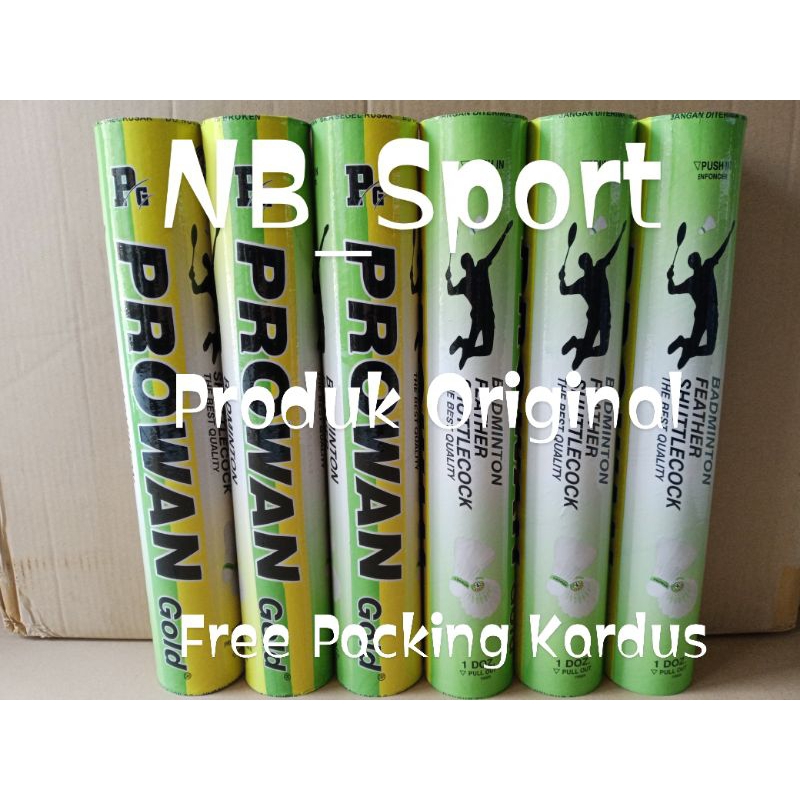 Jual Shuttlecock prowan kok prowan gold kok Badminton | Shopee Indonesia