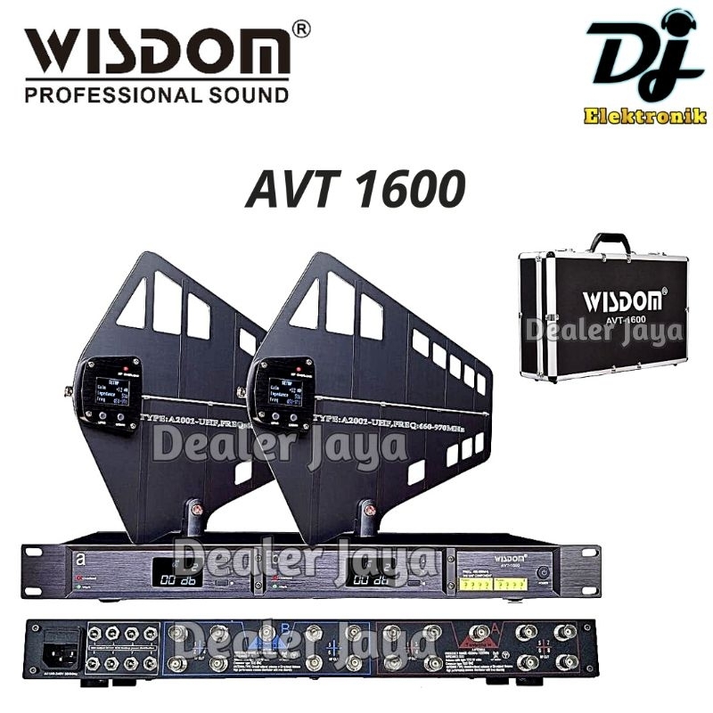Jual Antena Mic Wireless Wisdom AVT 1600 / AVT1600 | Shopee Indonesia