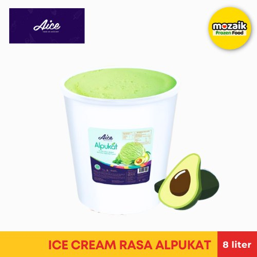 Jual Aice Es Krim Ember Alpukat Liter Ice Cream Alpokat Emberan