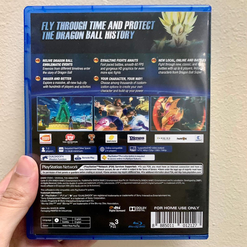 Jual Kaset Ps4 Ps5 Dragon Ball Xenoverse 2 Dragonball Xenoverse2 ...