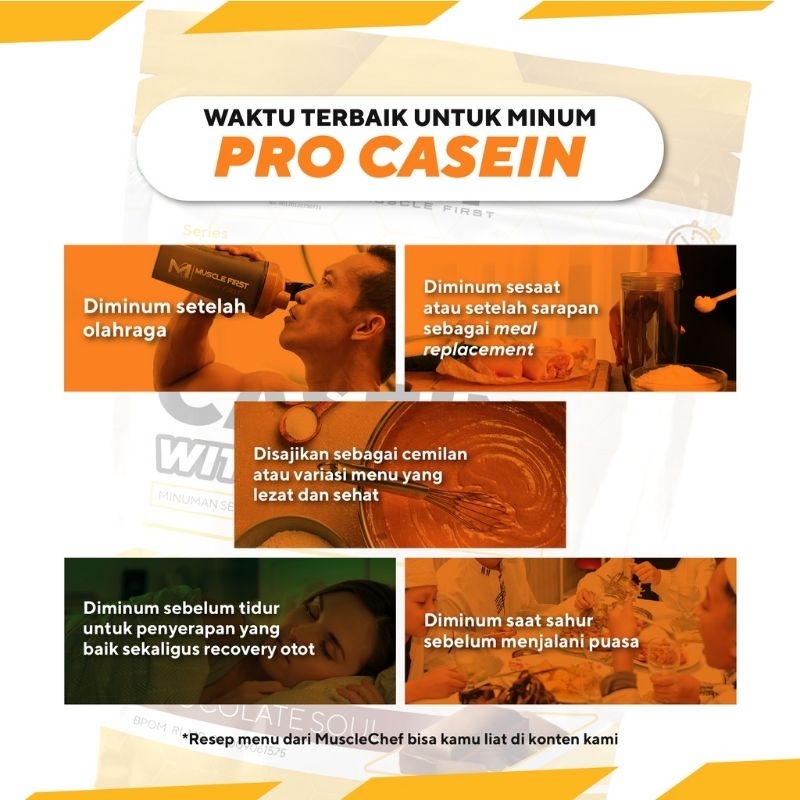 Jual Muscle First Pro Gold Casein With Egg Power 2Lbs M1 Whey Protein ...