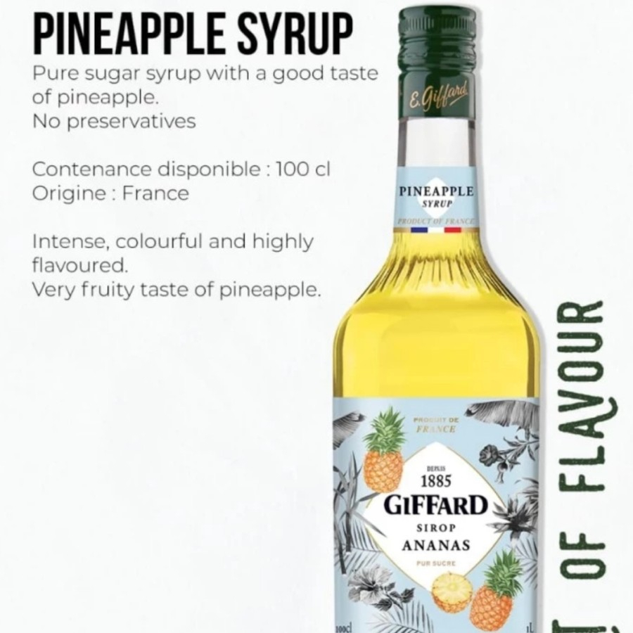 Jual Giffard Syrup Pineapple (Pineapple Giffard Sirup) Shopee Indonesia