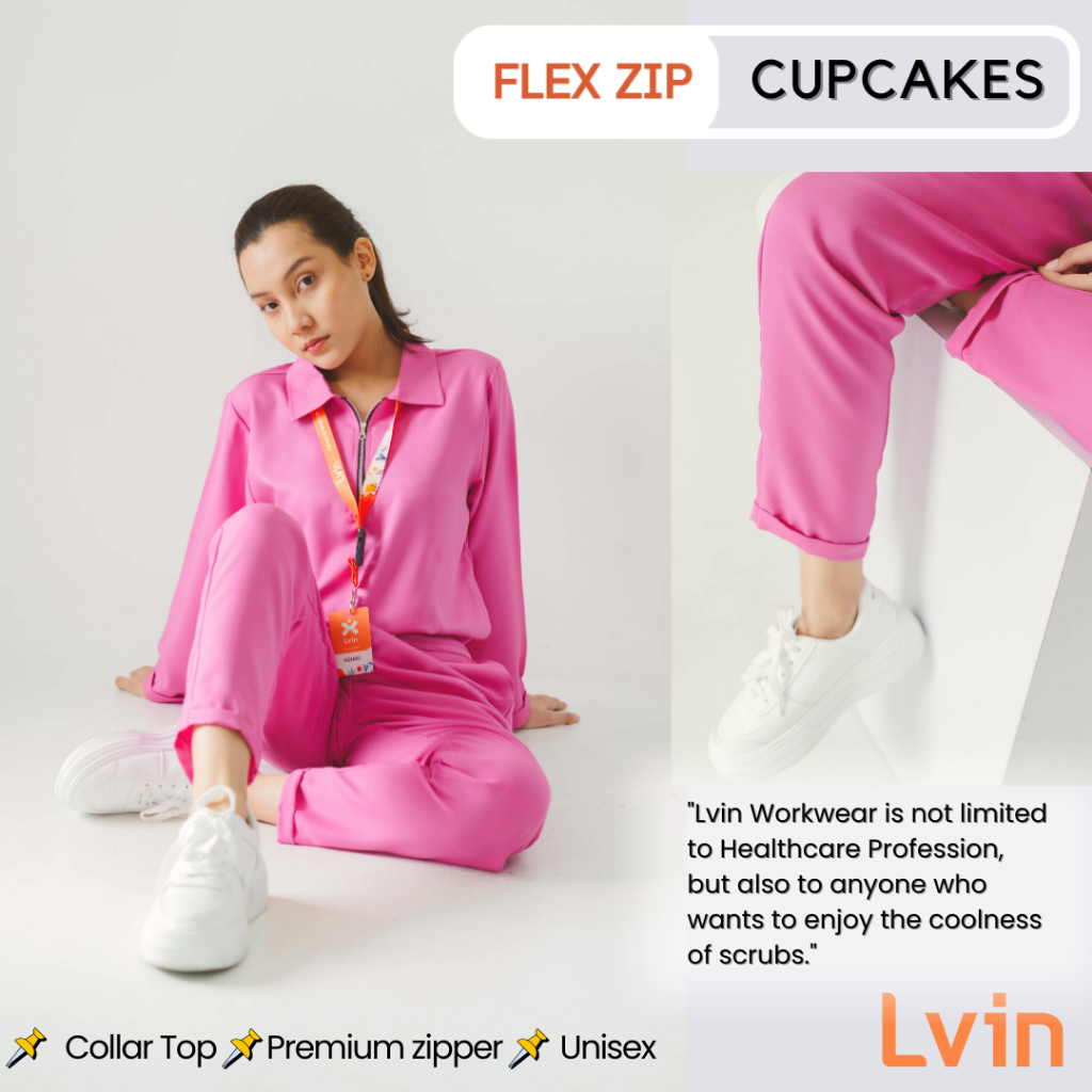 Jual Lvin Flex Fit Zipper Baju Oka Lengan Panjang Baju Jaga