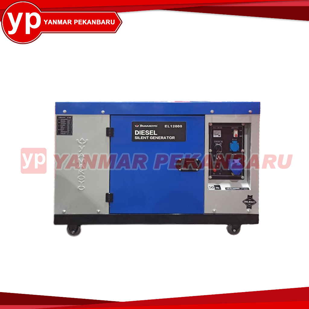 Jual Genset Solar / Diesel Generator 8 KW 1 Phase Silent EL 12000