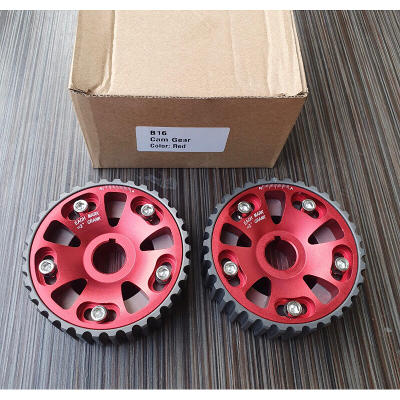 Jual Cam Gear B Series HKS Honda B16 B18 B20 EG EK Estilo Genio Ferio Red Shopee Indonesia