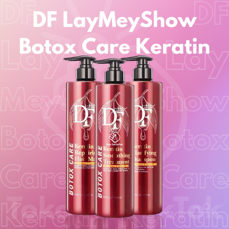 Jual KERATIN BOTOX SMOOTHING TREATMENT DF KERATIN TREATMENT 1 SET ( 3