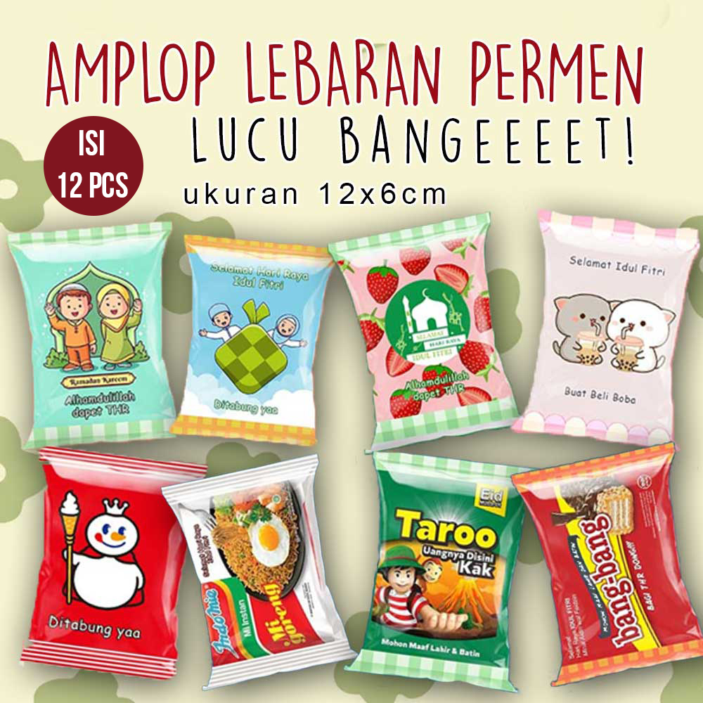 Jual Amplop Lebaran Permen 2023 Unik Lucu Viral Amplop Lebaran Amplop Lebaran Aesthetic Shopee 