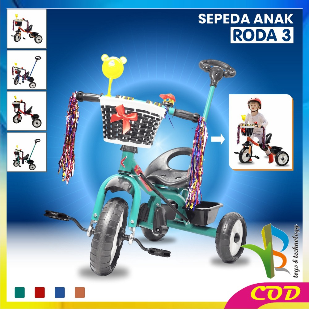 Jual RB-M307 Mainan Sepeda Anak Roda 3 Tricycle Sepeda Keseimbangan ...