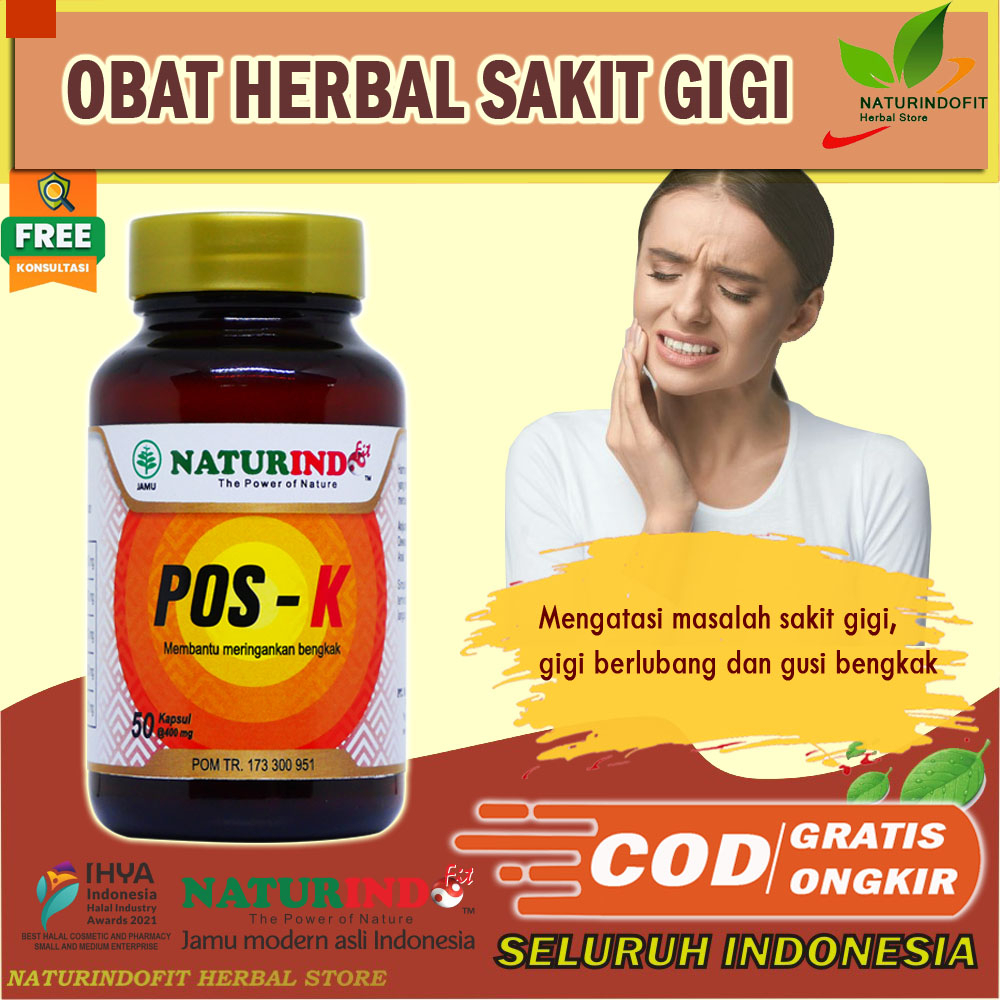 Jual Obat Sakit Gigi Dan Gusi Bengkak Ngilu 100 Herbal Alami Pos K