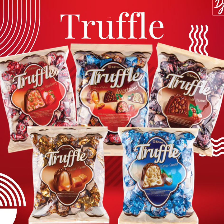 Jual [HALAL] Elvan Truffle Chocolate 115gr / Trafel Coklat All Varian