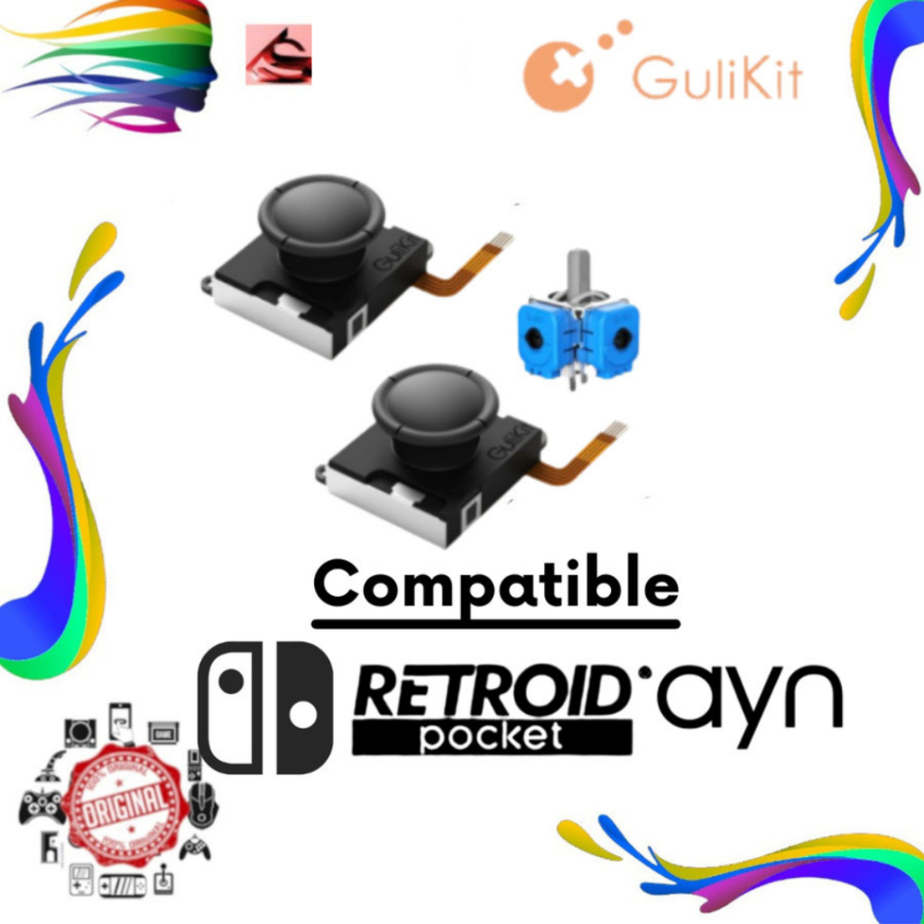 Jual Gulikit Hall Sensor Analog Joystik Replacement Part Switch Ayn