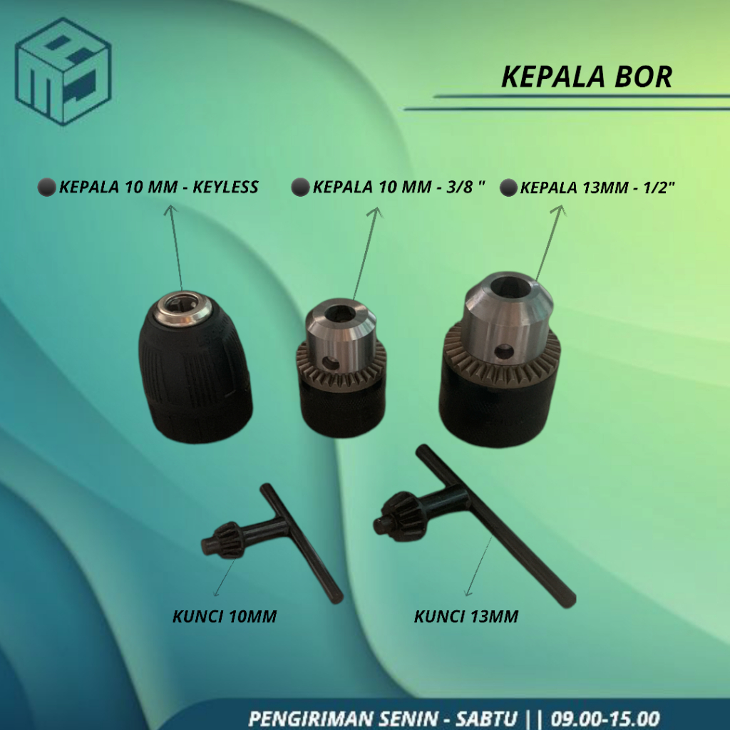 Jual Adaptor Impact Wrech Mm Kepala Bor Chuck Mm Set Kepala Bor Keyless Drill