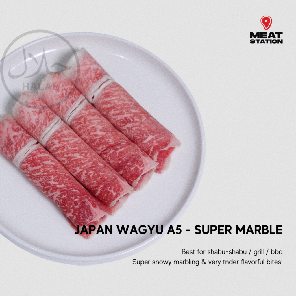 Jual Jpn Wagyu A Slice Super Marble Beef Beef Slice Daging Sapi Iris Daging Shabu