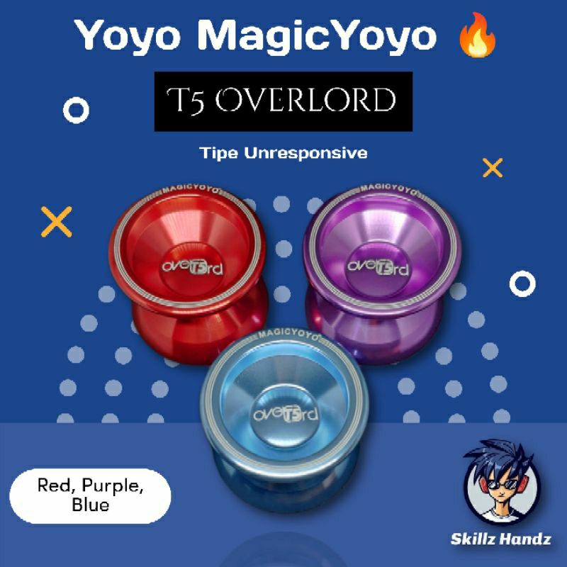 Jual Yoyo MagicYoyo T5 Overlord (Red, Purple, Blue) Unresponsive ...