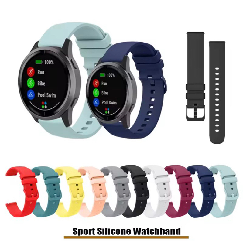 OUTPUTBT Armband 18mm - Silikon Ersatzarmband Für Garmin Smartwatches