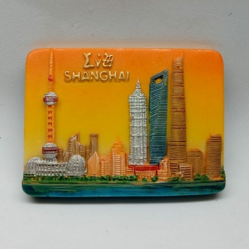 Jual Souvenir Magnet Kulkas Shanghai Oleh Oleh Negara China Shopee