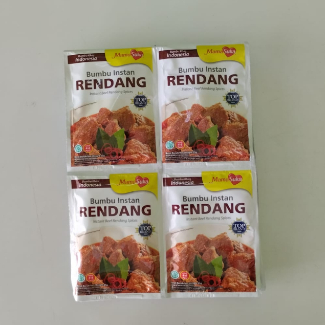 Jual Mamasuka Bumbu Rendang Instan Kemasan 25gram Bumbu Khas Indonesia Shopee Indonesia 