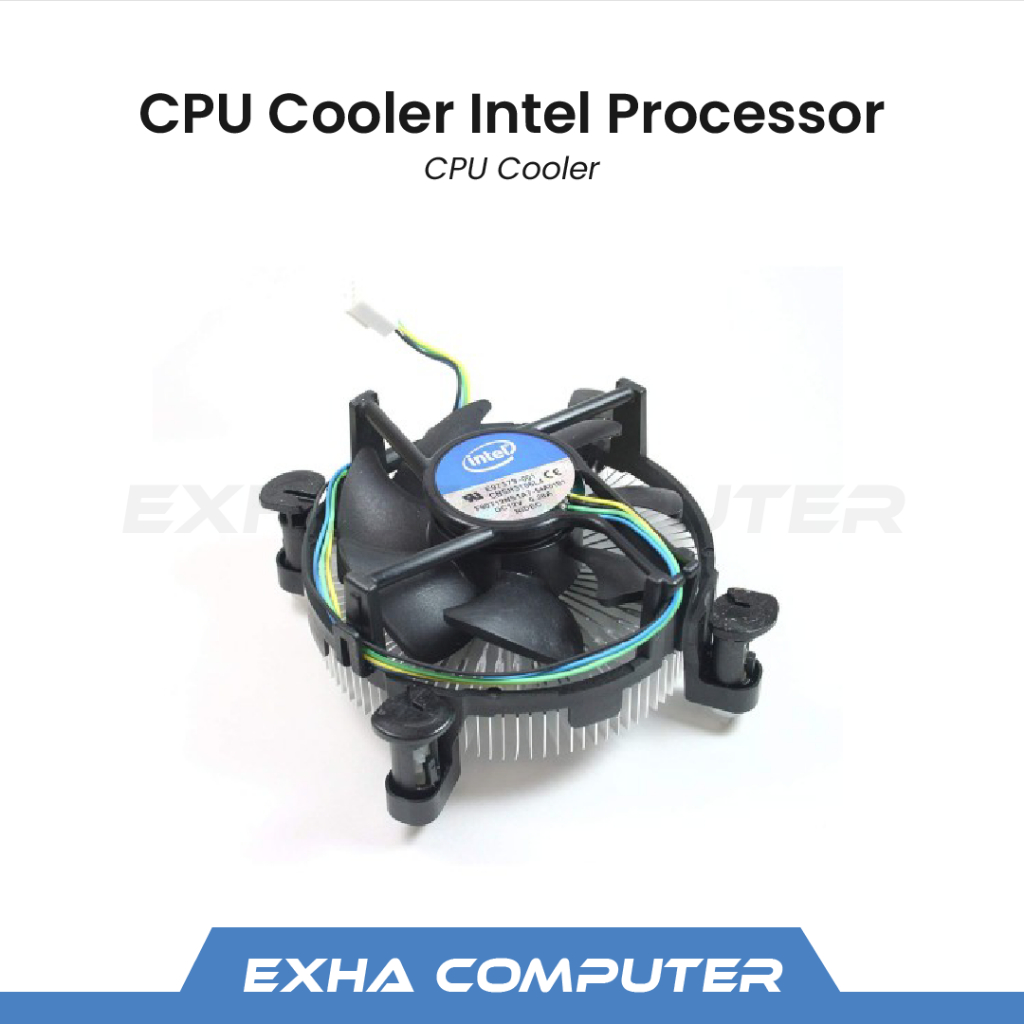 Intel Boxed CPU-Kühler/Heat Sink Cooler Sockel/Socket LGA775 PC 4 Pin Fan/Lüfter