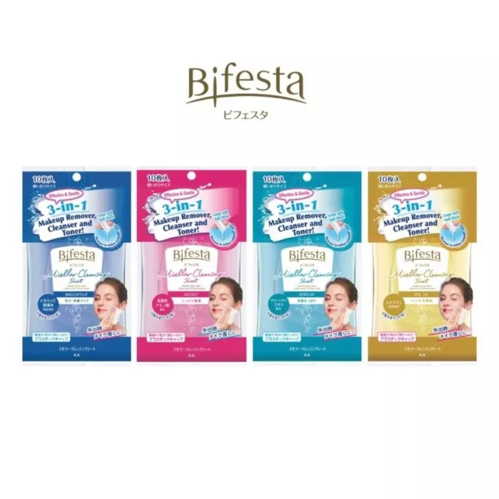 ❤ MEMEY ❤ BIFESTA Micellar Cleansing Sheet | Tissue Wajah Pembersih Makeup