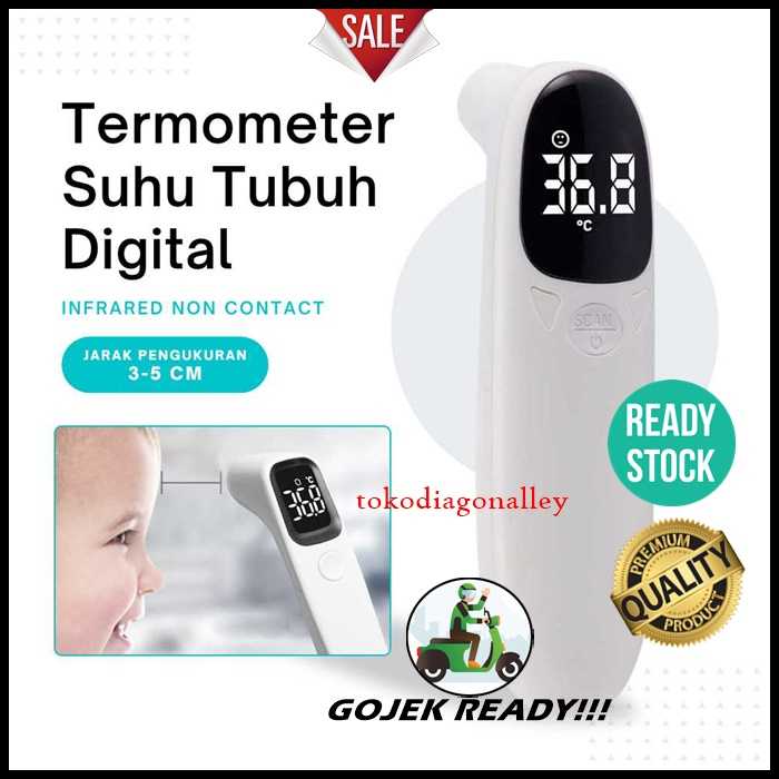 Jual Termometer Anak Digital Suhu Tubuh Digital Infrared Tanpa Sentuh