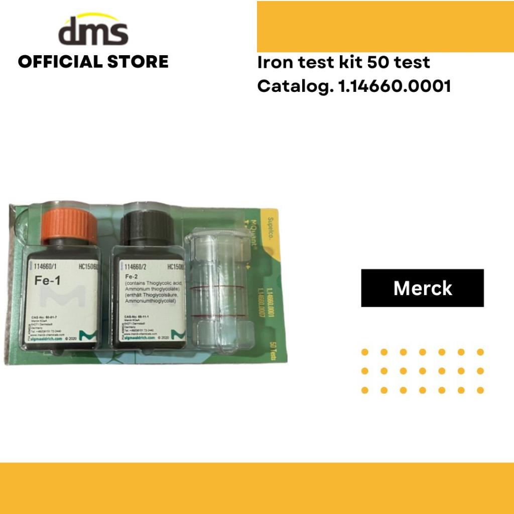Jual Iron Test Kit 50 test Merck Shopee Indonesia