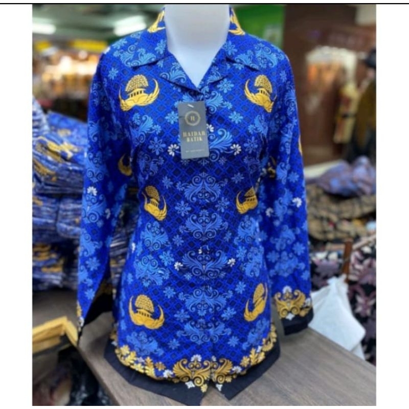 Jual Seragam Batik Korpri Terbaru Pria Dan Wanita Full Furing Baju