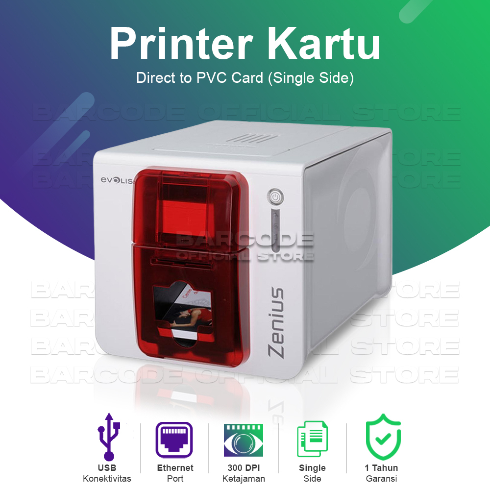 Jual Evolis Zenius Expert ID Card Printer Cetak Kartu ID Single Side ...