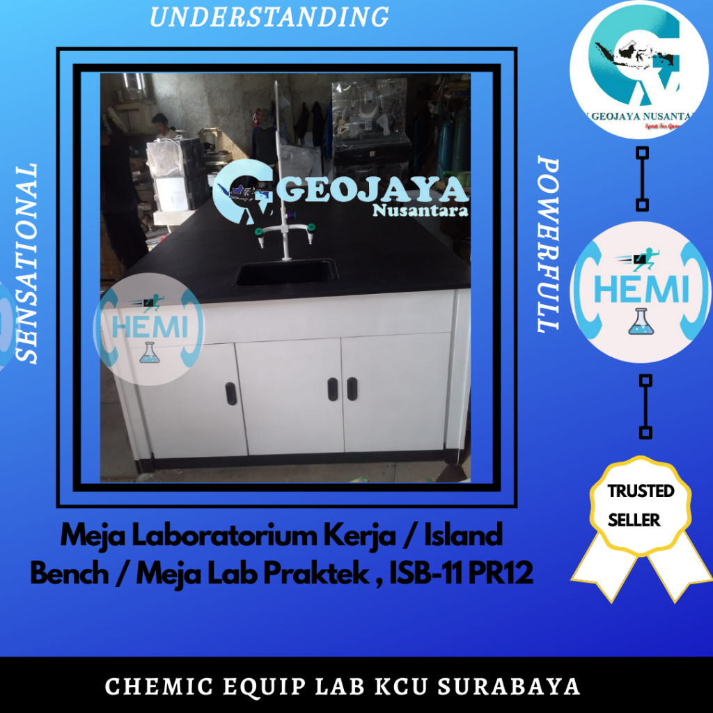 Jual Meja Laboratorium Kerja / Island Bench / Meja Lab Praktek , ISB-11 ...