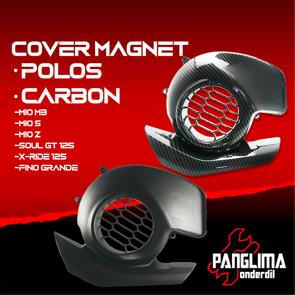 Jual Cover Kipas Magnet Mio Hitam Black Karbon Light Carbon M Z S