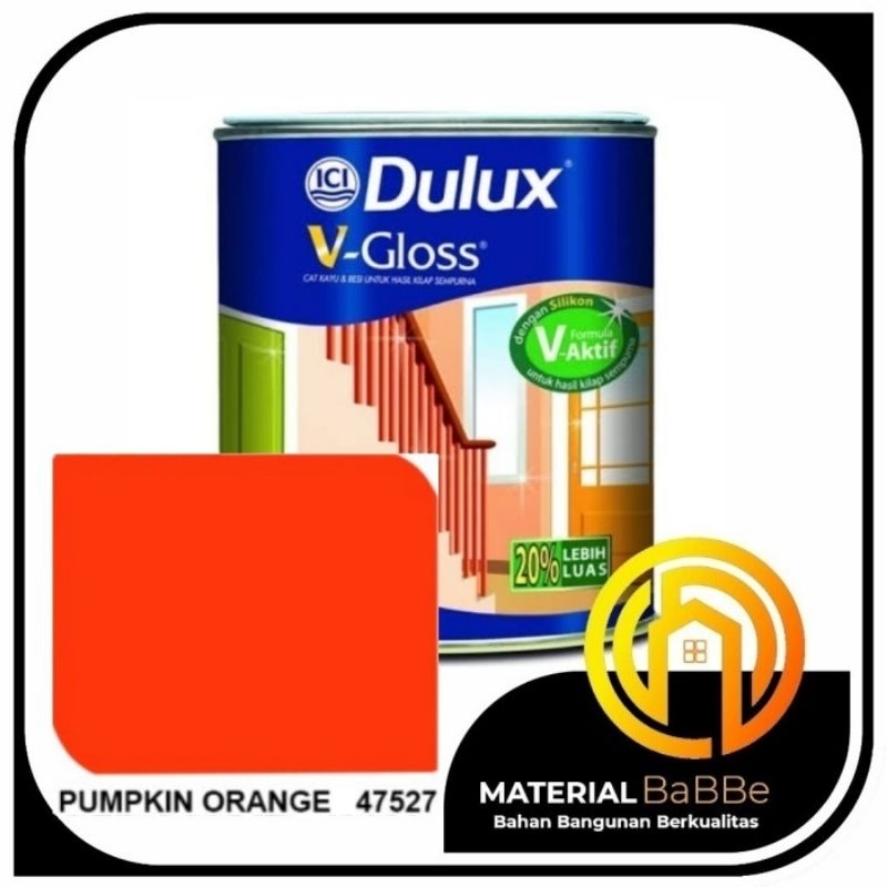 Jual Dulux V Gloss 47527 Pumpkin Orange 08 Liter Cat Kayu Dan Besi Dalam Shopee Indonesia 1986