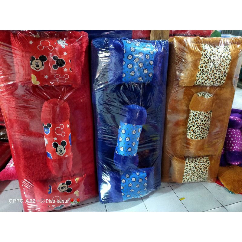 Jual Kasur Rasfur Karakter 120 3btl / bantal / kasur matras lantai ...
