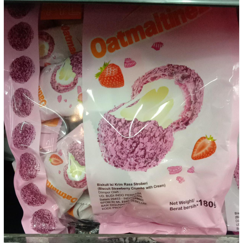 Jual Oatmaltinz rasa strawberry 180g | Shopee Indonesia