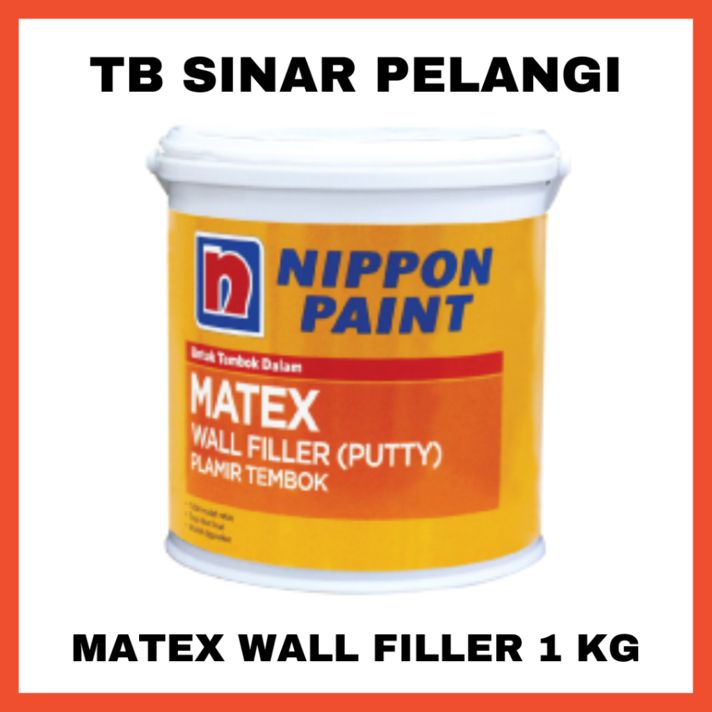 Jual Nippon Paint Matex Putty Wall Filler Dempul Tembok Dinding Kg Plamir Untuk Tembok Retak