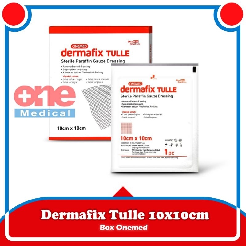 Jual Dermafix Tulle X Cm Paraffin Gauze Kasa Jaring Onemed Box Isi