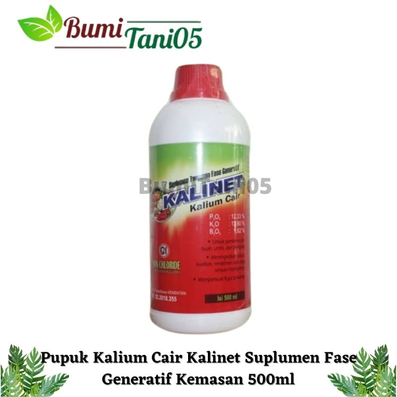 Jual Pupuk Kalium Cair Kalinet Pupuk Pembuahan Tanaman Generatif