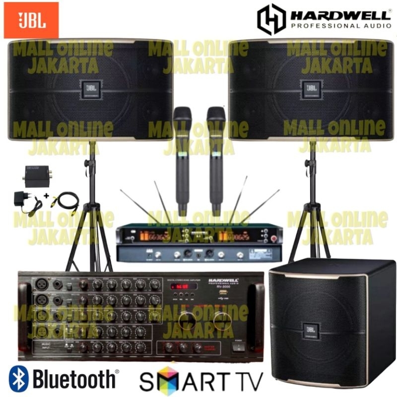 Jual Paket karaoke jbl 10 inch sound system rumah premium subwoofer