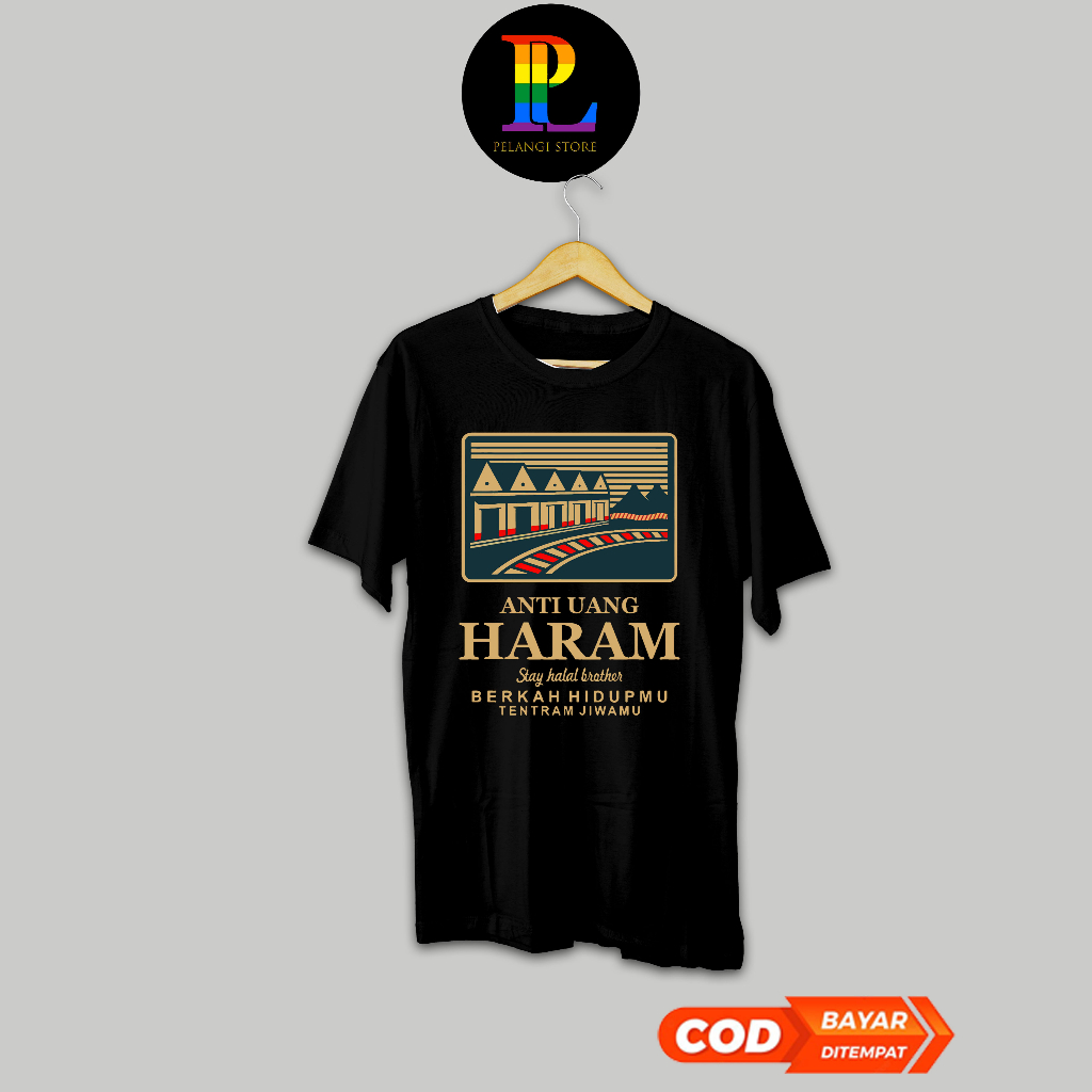 Jual Promo Kaos Anti Uang Haram Dewasa Pria Wanita Size M L Xl Xxl Baju